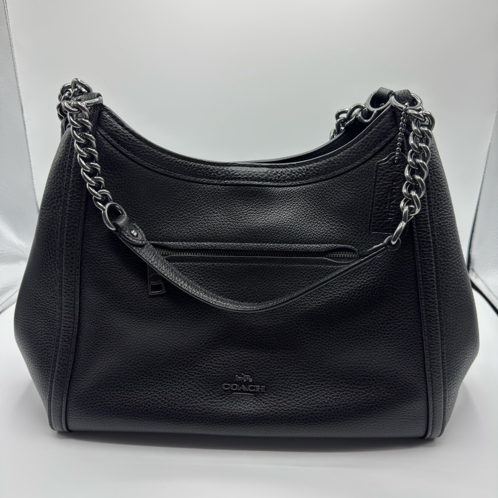 Coach Kristy Chain Leather Shoulder Bag